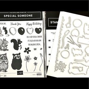 Stampin up special someone Stamp Set and special day Dies Raccoon Squirrel